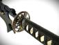 Preview: Seinei Katana mit 12-mal gefalteter Damast Stahl Klinge Handgeschmiedetes Samurai Schwert der Serie FENG LIN
