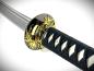 Preview: Suzaku Katana mit 12-mal gefalteter Damast Klinge Feng Lin Handgeschmiedetes Samurai Schwert