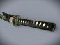 Preview: Snake Wakizashi mit 12-mal gefalteter Damaststahl Klinge, Saja mit Schlangenhaut