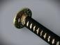 Preview: Dragon Head Wakizashi mit 12-mal gefalteter Klinge Handgeschmiedetes Feng Lin Samurai Schwert
