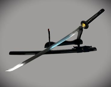 Takakura Katana mit 12-mal gefalteter Damast-Klinge Feng Lin Handgeschmiedetes Samurai Schwert
