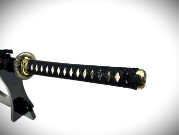 Preview: Dragon Katana mit 12-mal gefalteter Damast-Klinge Feng Lin Handgeschmiedetes Samurai Schwert