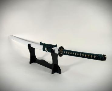 Preview: Saimei Katana mit 12-mal gefalteter Damast Klinge Handgeschmiedetes Samurai Schwert von Feng Lin