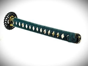 Preview: Saimei Katana mit 12-mal gefalteter Damast Klinge Handgeschmiedetes Samurai Schwert von Feng Lin