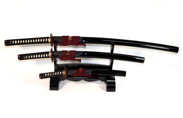 Yamamoto Schwerter-Set mit 18-mal gefalteter Klingen Feng Lin Handgeschmiedetes Samurai Schwerter Set