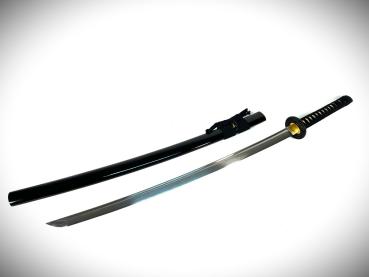 Genji Katana mit 12-mal gefalteter Damast Klinge Feng Lin Handgeschmiedetes Samurai Schwert