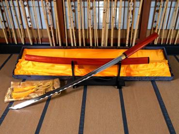 Bambo Master Shirasaya Feng Lin Handgeschmiedetes Samurai Schwert