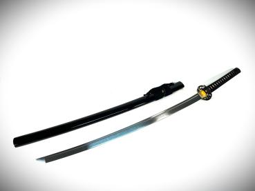 Golden Flower Katana mit 12-mal gefalteter Damast-Klinge Feng Lin Handgeschmiedetes Samurai Schwert