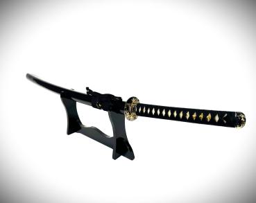 Suzaku Katana mit 12-mal gefalteter Damast Klinge Feng Lin Handgeschmiedetes Samurai Schwert