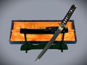 Preview: Dragon Tanto mit 12-mal gefalteter Damast-Klinge Feng Lin Handgeschmiedetes Samurai Schwert