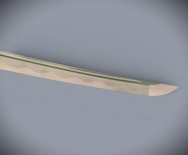 Dragon Head Wakizashi mit 12-mal gefalteter Klinge Handgeschmiedetes Feng Lin Samurai Schwert
