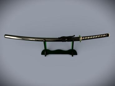 Preview: Suzaku Katana mit 12-mal gefalteter Damast Klinge Feng Lin Handgeschmiedetes Samurai Schwert