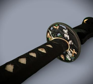 Takahira Katana - Samurai Schwert von FENG Lin aus 1095 Stahl - 12 mal gefaltet