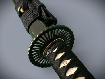 Takakura Katana mit 12-mal gefalteter Damast-Klinge Feng Lin Handgeschmiedetes Samurai Schwert