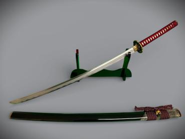 Preview: Tamura Katana mit 12-mal gefalteter Klinge Handgeschmiedetes Feng Lin Samurai Schwert