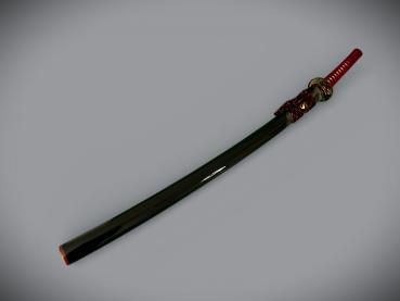 Blood Dragon Katana mit 12-mal gefalteter Klinge Handgeschmiedetes Feng Lin Samurai Schwert