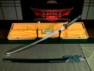 Motohito Katana mit 12-mal gefalteter Klinge Handgeschmiedetes Feng Lin Samurai Schwert
