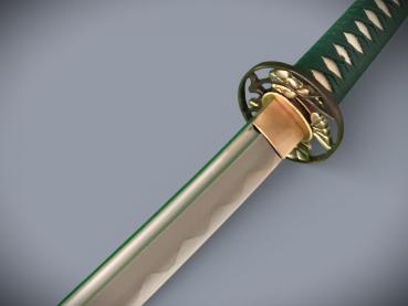 Motohito Katana mit 12-mal gefalteter Klinge Handgeschmiedetes Feng Lin Samurai Schwert
