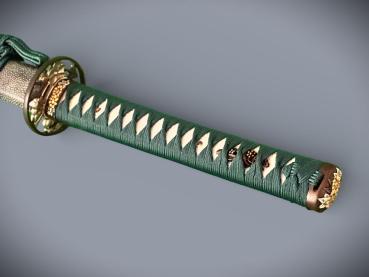 Motohito Katana mit 12-mal gefalteter Klinge Handgeschmiedetes Feng Lin Samurai Schwert