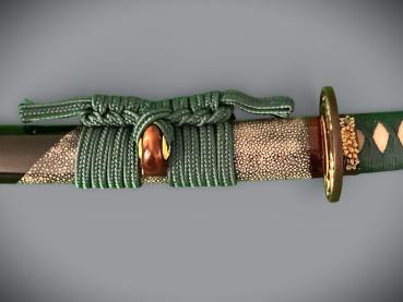 Motohito Katana mit 12-mal gefalteter Klinge Handgeschmiedetes Feng Lin Samurai Schwert