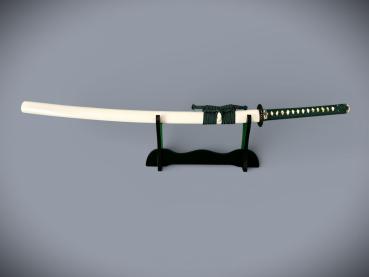 Preview: Saimei Katana mit 12-mal gefalteter Damast Klinge Handgeschmiedetes Samurai Schwert von Feng Lin