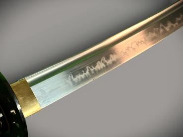 KILL BILL Hattori Hanzo Gold Edition Katana mit 12 -mal gefalteter differenziert gehärteter 1095 Klinge