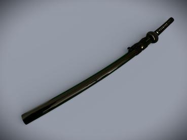 Daimyo Katana mit 12-mal gefalteter Damast Klinge Feng Lin Handgeschmiedetes Samurai Schwert