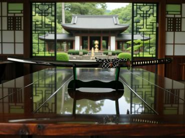 Preview: Yamamoto -Yamato no Tsurugi Katana mit 18-mal gefalteter Tamahagane Klinge