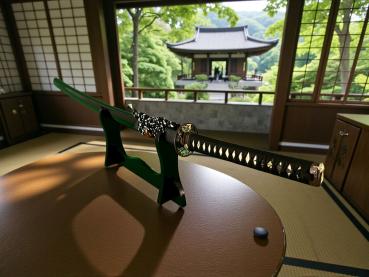 Yamamoto -Yamato no Tsurugi Katana mit 18-mal gefalteter Tamahagane Klinge