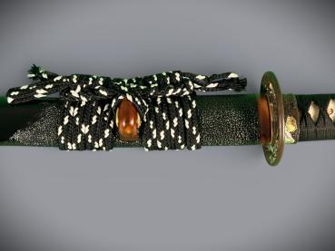 Yamamoto -Yamato no Tsurugi Katana mit 18-mal gefalteter Tamahagane Klinge