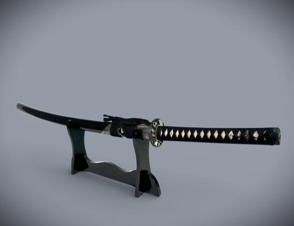 Snake sword fighter Katana Samurai Schwert