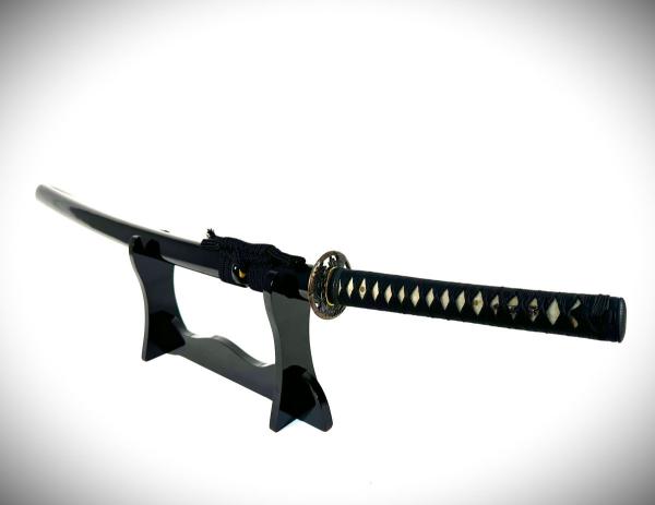 Seinei Katana mit 12-mal gefalteter Damast Stahl Klinge Handgeschmiedetes Samurai Schwert der Serie FENG LIN