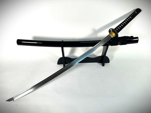 Seinei Katana mit 12-mal gefalteter Damast Stahl Klinge Handgeschmiedetes Samurai Schwert der Serie FENG LIN