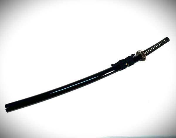Seinei Katana mit 12-mal gefalteter Damast Stahl Klinge Handgeschmiedetes Samurai Schwert der Serie FENG LIN