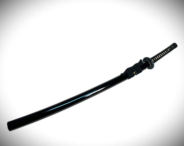 Daimyo Katana mit 12-mal gefalteter Damast Klinge Feng Lin Handgeschmiedetes Samurai Schwert