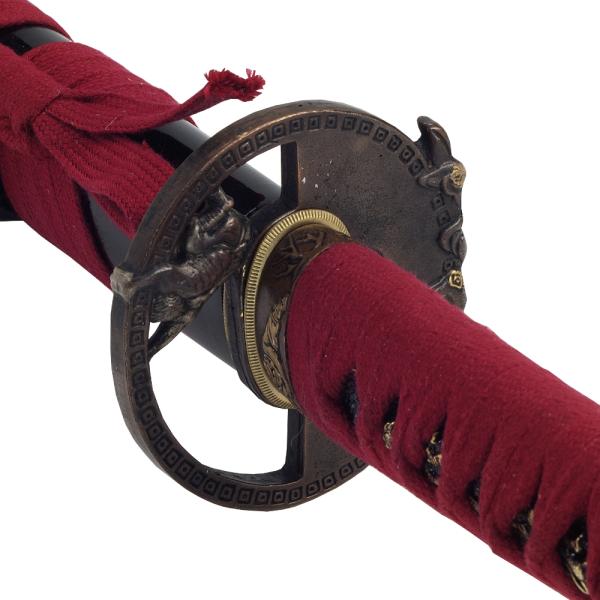 Kappa Damast Katana John Lee Handgeschmiedetes Samurai Schwert