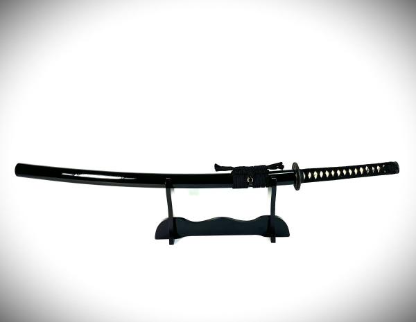 Genji Katana mit 12-mal gefalteter Damast Klinge Feng Lin Handgeschmiedetes Samurai Schwert