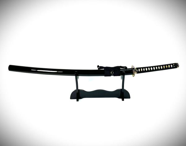 Suzaku Katana mit 12-mal gefalteter Damast Klinge Feng Lin Handgeschmiedetes Samurai Schwert