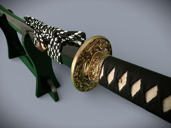 Handgeschmiedetes FENG LIN "DRAGON HEAD" Katana