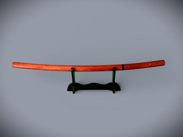 Bambo Master Shirasaya Katana mit 12-mal gefalteter Damast-Klinge Feng Lin Handgeschmiedetes Samurai Schwert