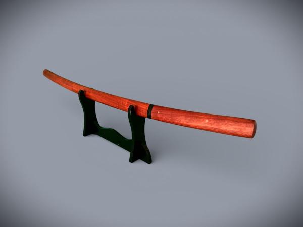 Bambo Master Shirasaya Katana mit 12-mal gefalteter Damast-Klinge Feng Lin Handgeschmiedetes Samurai Schwert