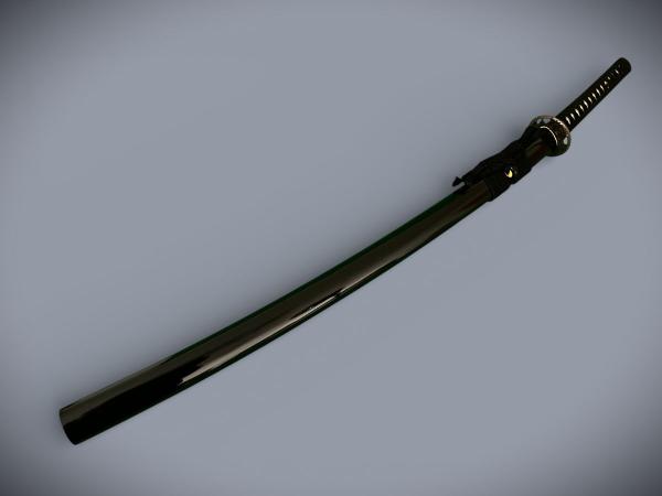 Seinei Katana mit 12-mal gefalteter Damast Stahl Klinge Handgeschmiedetes Samurai Schwert der Serie FENG LIN