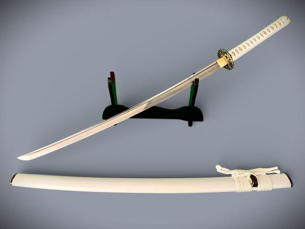 Reikon no Ken Katana mit 12x gefalteter Klinge Feng Lin Handgeschmiedetes Samurai Schwert