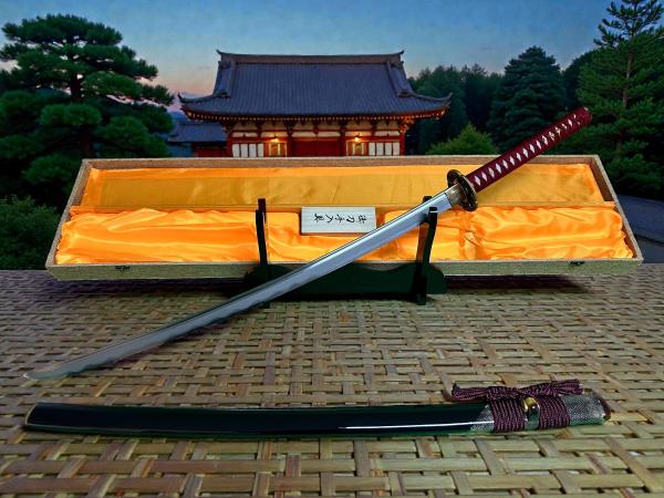 Tamura Katana mit 12-mal gefalteter Klinge Handgeschmiedetes Feng Lin Samurai Schwert