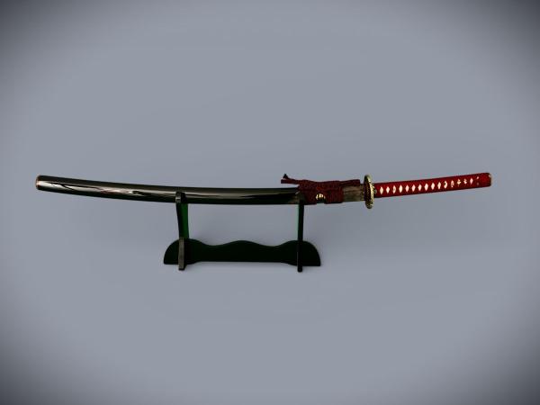 Tamura Katana mit 12-mal gefalteter Klinge Handgeschmiedetes Feng Lin Samurai Schwert
