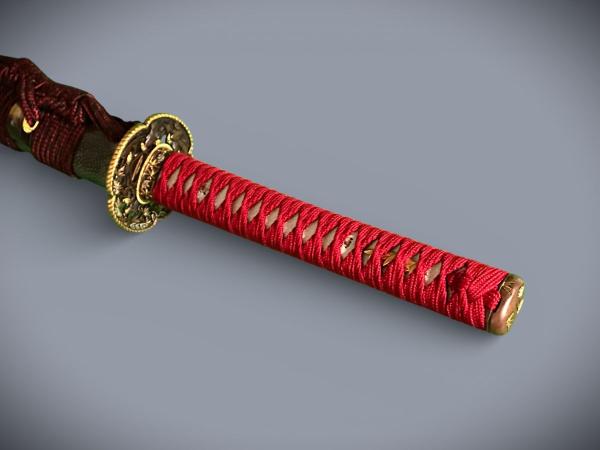 Tamura Katana mit 12-mal gefalteter Klinge Handgeschmiedetes Feng Lin Samurai Schwert