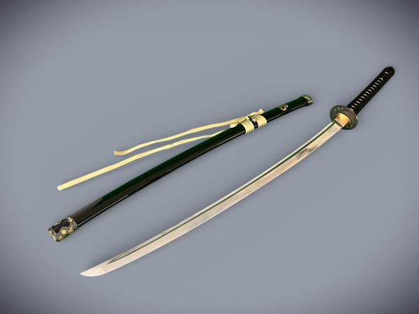 KILL-BILL Samurai Schwert mit 12 -mal gefaltete differenziert gehärteter 1095 Klinge "Hattori Hanzo"