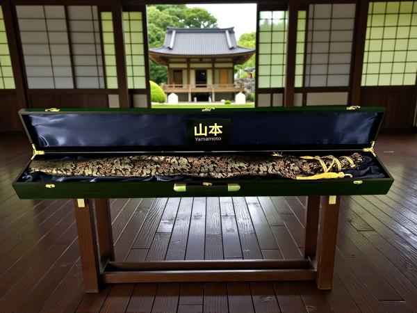 Yamamoto -Yamato no Tsurugi Katana mit 18-mal gefalteter Tamahagane Klinge
