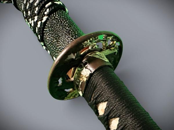 Yamamoto -Yamato no Tsurugi Katana mit 18-mal gefalteter Tamahagane Klinge
