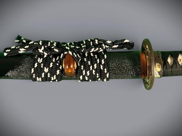 Yamamoto -Yamato no Tsurugi Katana mit 18-mal gefalteter Tamahagane Klinge
